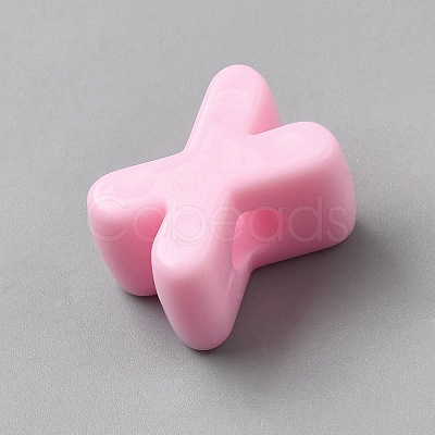 Acrylic European Beads OACR-WH0050-09X-1