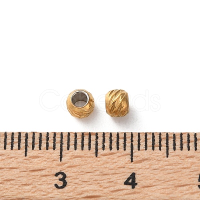 Ion Plating(IP) 304 Stainless Steel Beads STAS-C114-21B-G-1