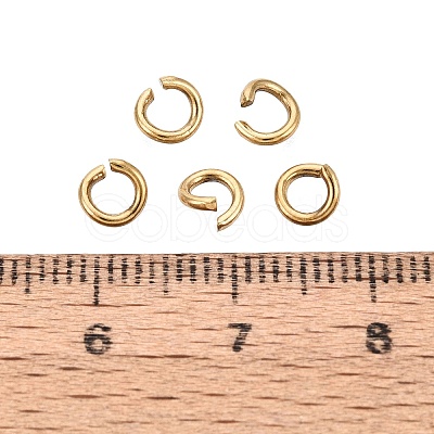 304 Stainless Steel Open Jump Rings STAS-Q113-5x1.0mm-02G-1