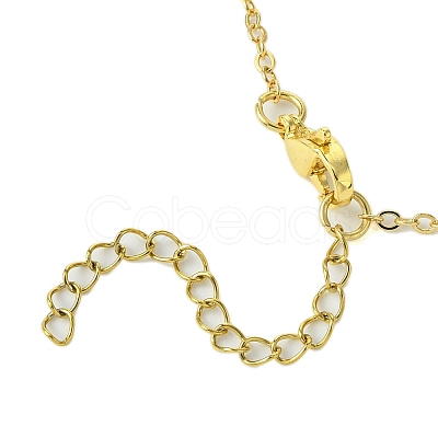Flower & Bees & Honeycomb Alloy & Glass Pendant Necklaces X1-NJEW-TA00165-1