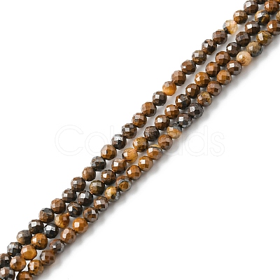 Natural Tiger Eye Beads Strands G-M399-03A-1
