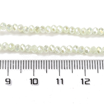 Baking Electroplate Glass Beads Strands X-DGLA-A039-J2MM-B17-1