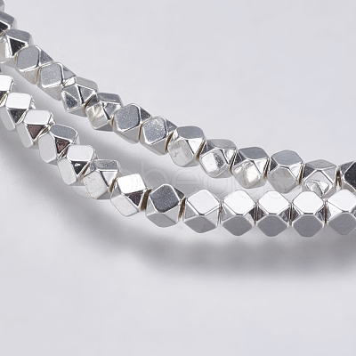 Electroplate Non-magnetic Synthetic Hematite Bead Strands G-K237-08K-1