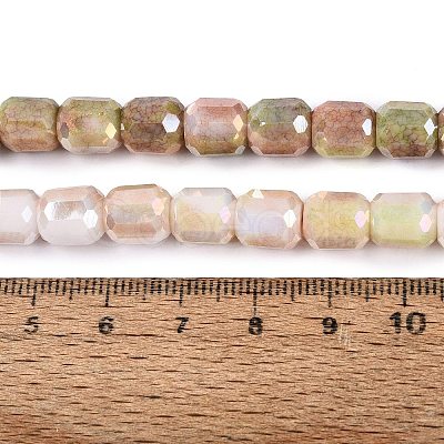 Anti-Tarnish Electroplate Glass Beads Strands EGLA-N027-03A-05-1