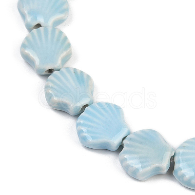 Handmade Porcelain Beads Strands X-PORC-Q002-01A-05-1