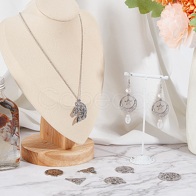 DIY 16Pcs 8 Style Rack Plating 304 Stainless Steel Pendants STAS-SC0004-81-1