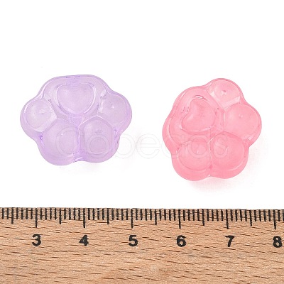 Frosted Transparent Acrylic Beads AC-CBA469B-02-1