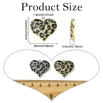 2Pcs 2 Colors Brass Micro Pave Cubic Zirconia Pendants KK-CJ0003-16-1