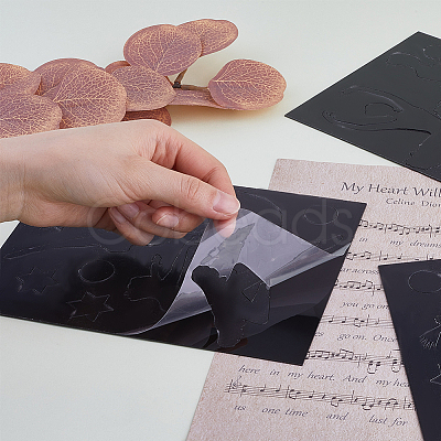 Mirror Acrylic Self Adhesive Wall Decorative AJEW-WH0518-24C-1