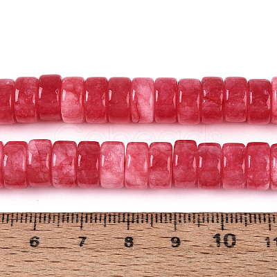 Dyed Natural White Jade Beads Strands G-T143-17G-1