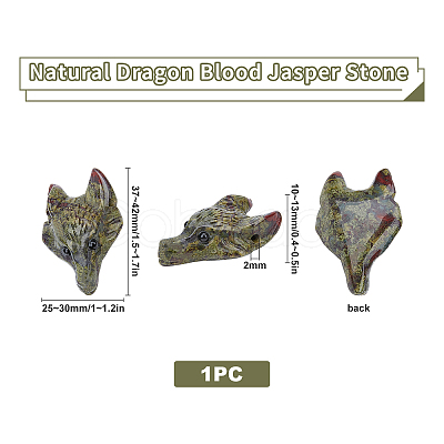 Natural Dragon Blood Pendants G-SC0001-20C-1