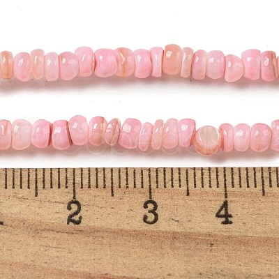 Dyed Natural Freshwater Shell Beads Strands BSHE-G039-07D-1