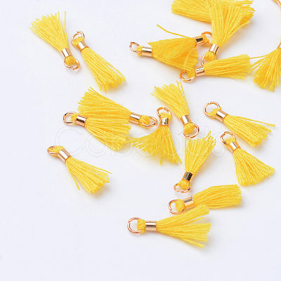 Polycotton(Polyester Cotton) Tassel Pendant Decorations X-OCOR-S102-13-1