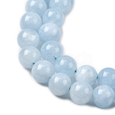 Natural Chalcedony Beads Strands X-G-S333-8mm-004-1-1