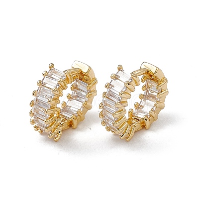 Rack Plating Brass Hoop Earrings for Women EJEW-A088-18G-1