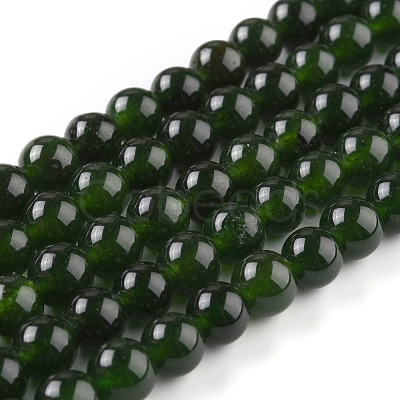 Natural White Jade Beads G-G766-B-09-1