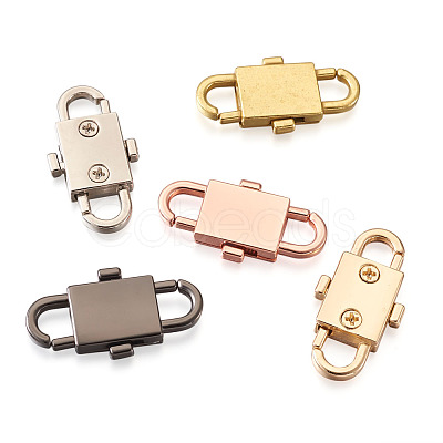 5 Colors Adjustable Alloy Chain Buckles PALLOY-TA0001-91-RS-1