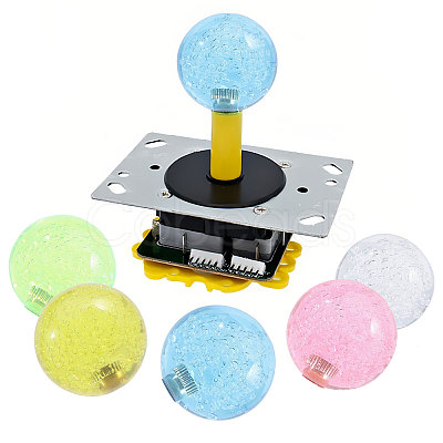 10Pcs 5 Colors Resin Round Thumb Grip Cap DIY-CA0006-79-1