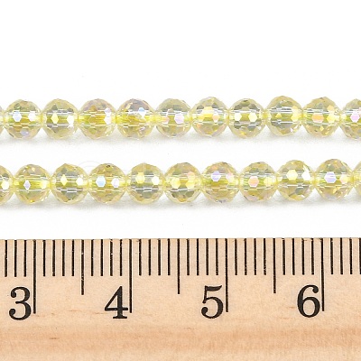 Electroplate Transparent Glass Beads EGLA-B013-02A-FR12-1