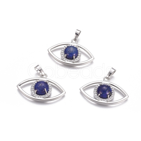 Natural Lapis Lazuli Pendants G-L512-H08-1