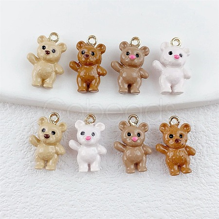 Alloy Enamel Pendants FIND-G101-10G-1