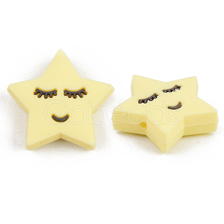Food Grade Eco-Friendly Silicone Focal Beads LS-SIL-N002-05B-1