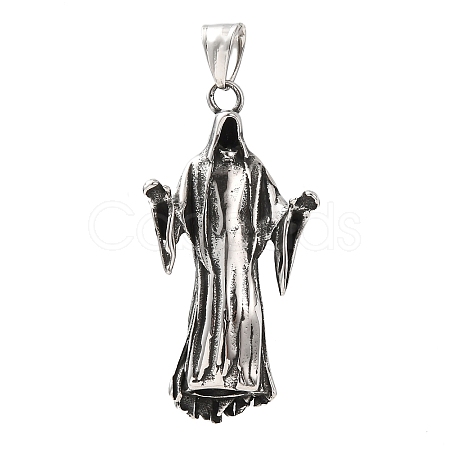 Halloween 304 Stainless Steel Big Pendants STAS-E526-01AS-1