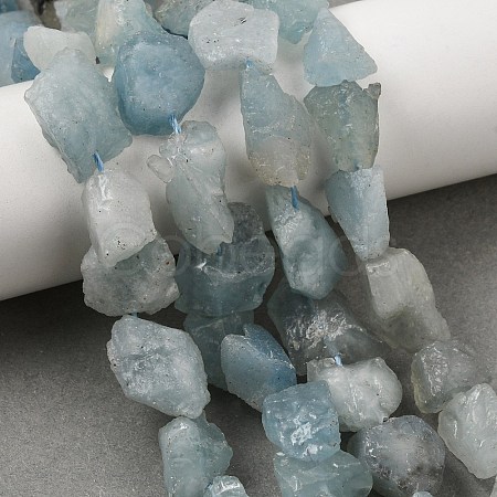 Raw Rough Natural Aquamarine Beads Strands GG-CBAC4AD-A01-01-1