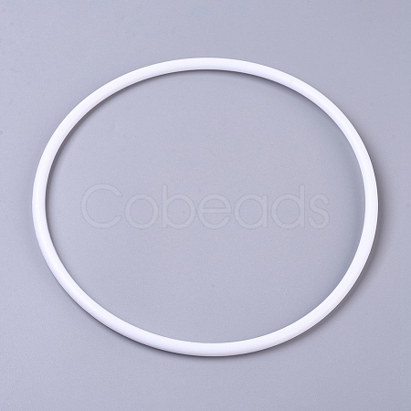 Hoops Macrame Ring X-DIY-WH0157-47G-1