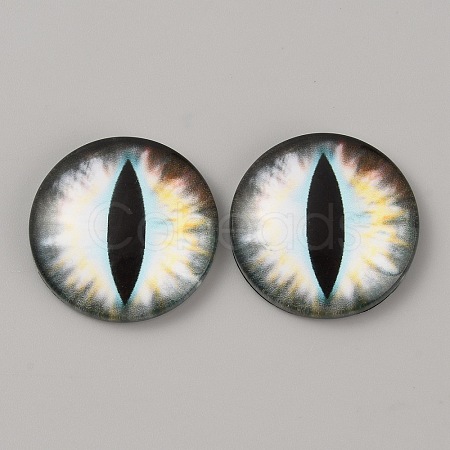 Luminous Self Adhesive Glass Eyes Cabochons DIY-WH0304-941C-41-1