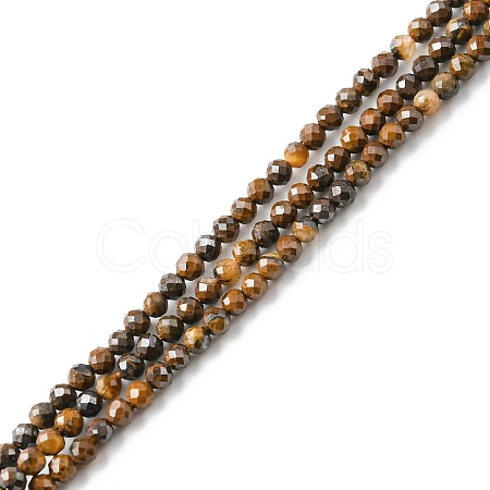 Natural Tiger Eye Beads Strands G-M399-03A-1