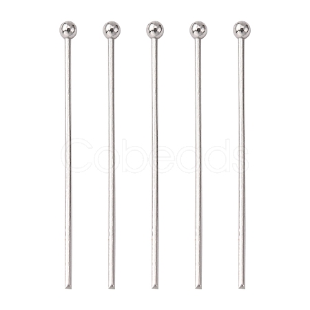 Tarnish Resistant 304 Stainless Steel Ball Head pins STAS-N017-02-30mm-1