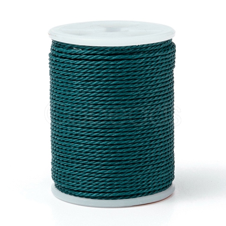 Round Waxed Polyester Cord X-YC-G006-01-1.0mm-35-1