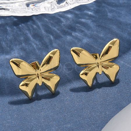 304 Stainless Steel Stud Earrings for Women EJEW-L296-012G-03-1
