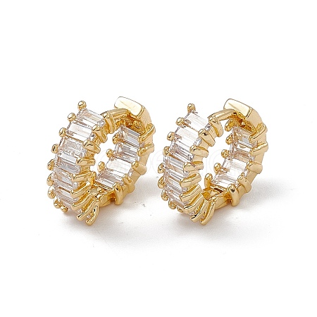 Rack Plating Brass Hoop Earrings for Women EJEW-A088-18G-1