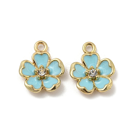 Alloy Enamel Pendants ENAM-D063-01G-01-1