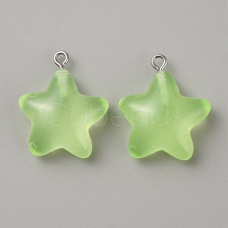 Luminous Resin Pendants RESI-WH0026-99-1