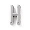 Alloy Letter Slide Charms, Platinum, Letter.H, 20.5~21x6~10.5x6.5mm, Hole: 17.5~18x2.5mm