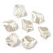 ABS Imitation Pearl Pendants, Twist, Twist, 16x15x5mm, Hole: 1.4mm