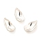 Glass Rhinestone Cabochons, Pointed Back & Back Plated, Faceted Teardrop, Clear, 8x5x3~3.5mm