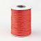 Korean Waxed Polyester Cord, Tomato, 1mm, about 85yards/roll