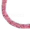 Natural Pink Tourmaline Beads Strands G-F782-A04-01-4