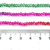 Transparent Painted Glass Beads Strands DGLA-A034-T2mm-A24-3