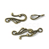 Tibetan Style Hook and Eye Clasps X-MLF1157Y-NF-1