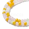 Glass Beads Strands EGLA-A034-M6mm-28-3