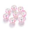 Handmade Glass European Beads GPDL25Y-74-1