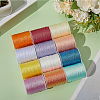 12 Rolls 12 Colors Metallic Sewing Thread OCOR-CY0002-02B-3