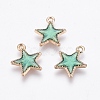 Alloy Enamel Charms X-ENAM-O027-04C-1