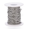 Tarnish Resistant 304 Stainless Steel Cuban Link Chains CHS-M003-13P-A-4