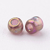 Round Transparent Colors Rainbow Glass Seed Beads X-SEED-A007-2mm-176-2
